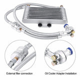 Automotive Parts: New 125ml Motorcycle Oil Cooler Cooling Radiator Kit For Honda CB CG 100CC-250CC