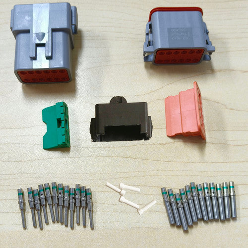 Automotive Repair & Speciality Tools: Deutsch DT 12-Way 12 Pin Electrical Connector Waterproof Plug Kit