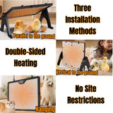 Pet Cleaning Supplies: Chick Brooder Heating Plate Chicken Coop Heater Dual-Sided Duck Poultry Brooder
