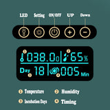 Small Animal Habitats & Cages: Digital Led Fully Automatic 25 Egg Incubator Hatch Turning Chicken Eggs Poultry