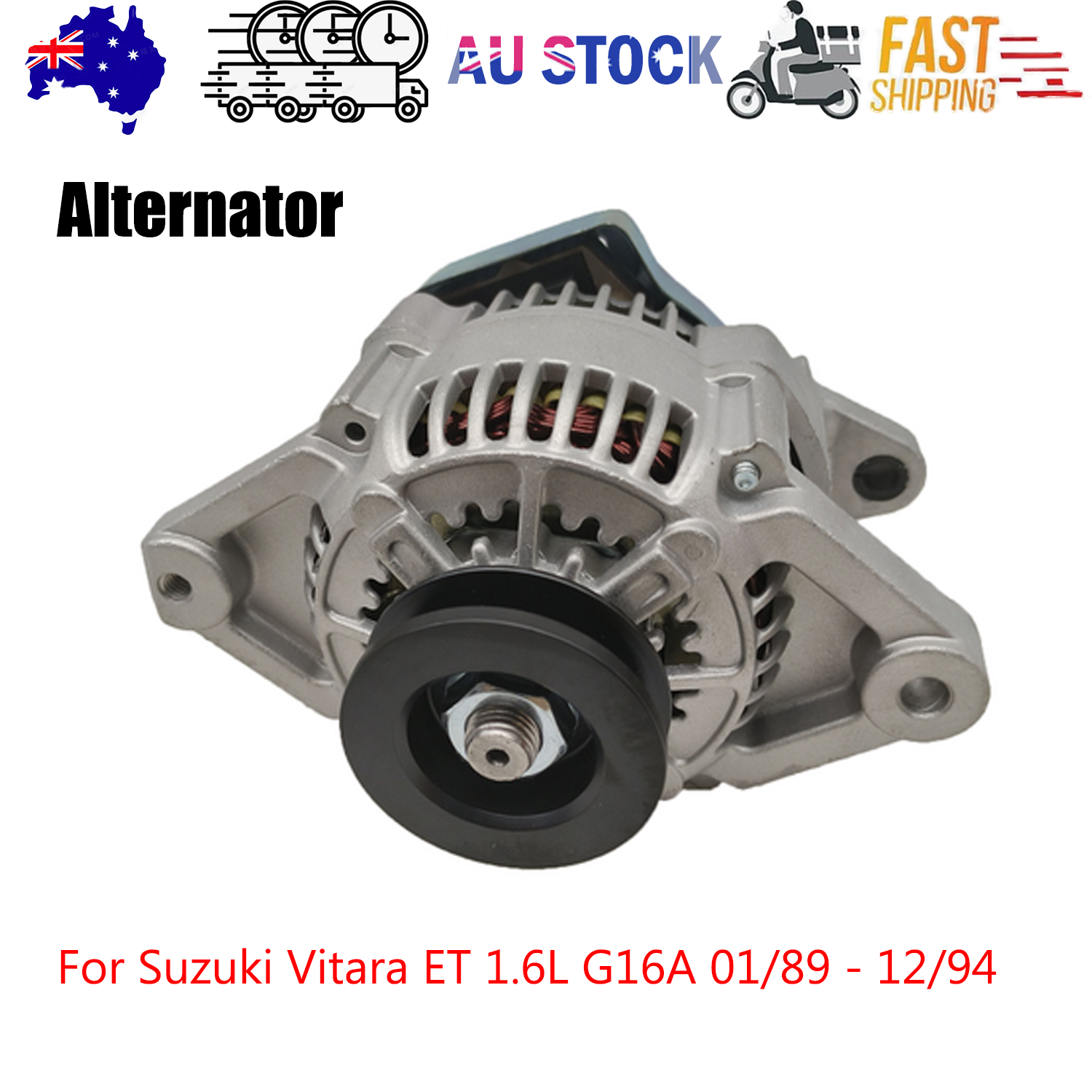 Automotive Parts: Alternator Suitable for Suzuki Vitara ET 1.6L G16A 01/89 - 12/94 Alternator AU