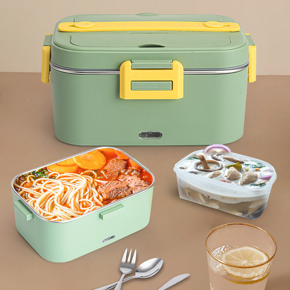 Food Warmers & Chafing Dishes: 75W Electric Lunch Box Food Warmer Heater 1.8L Portable Leak Proof Car Home AU