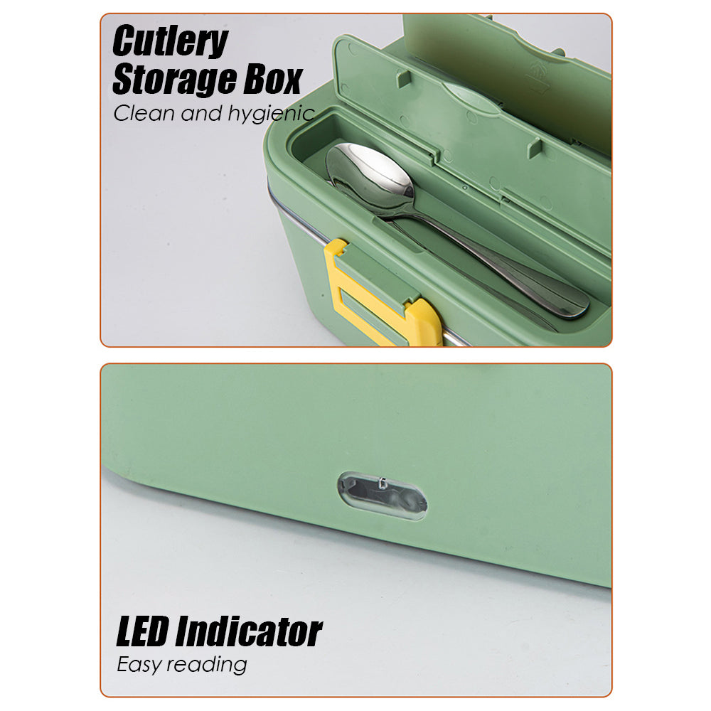 Food Warmers & Chafing Dishes: 75W Electric Lunch Box Food Warmer Heater 1.8L Portable Leak Proof Car Home AU