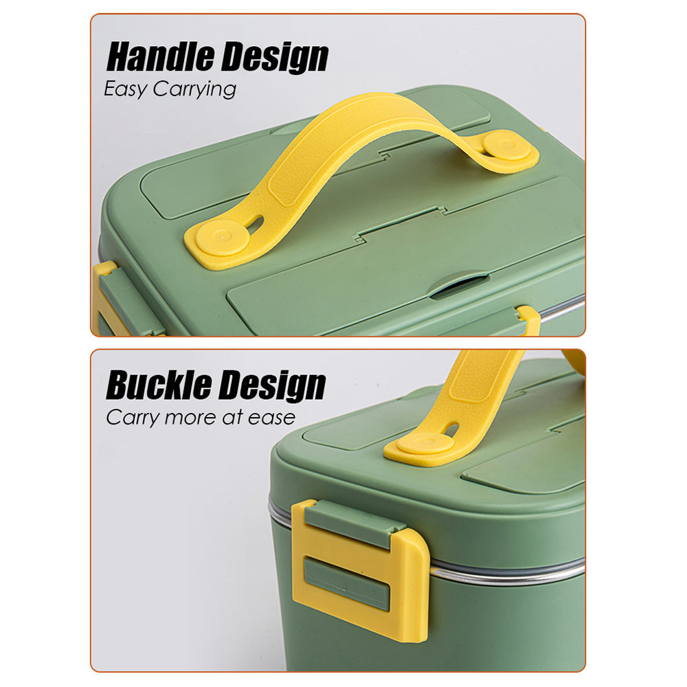 Food Warmers & Chafing Dishes: 75W Electric Lunch Box Food Warmer Heater 1.8L Portable Leak Proof Car Home AU