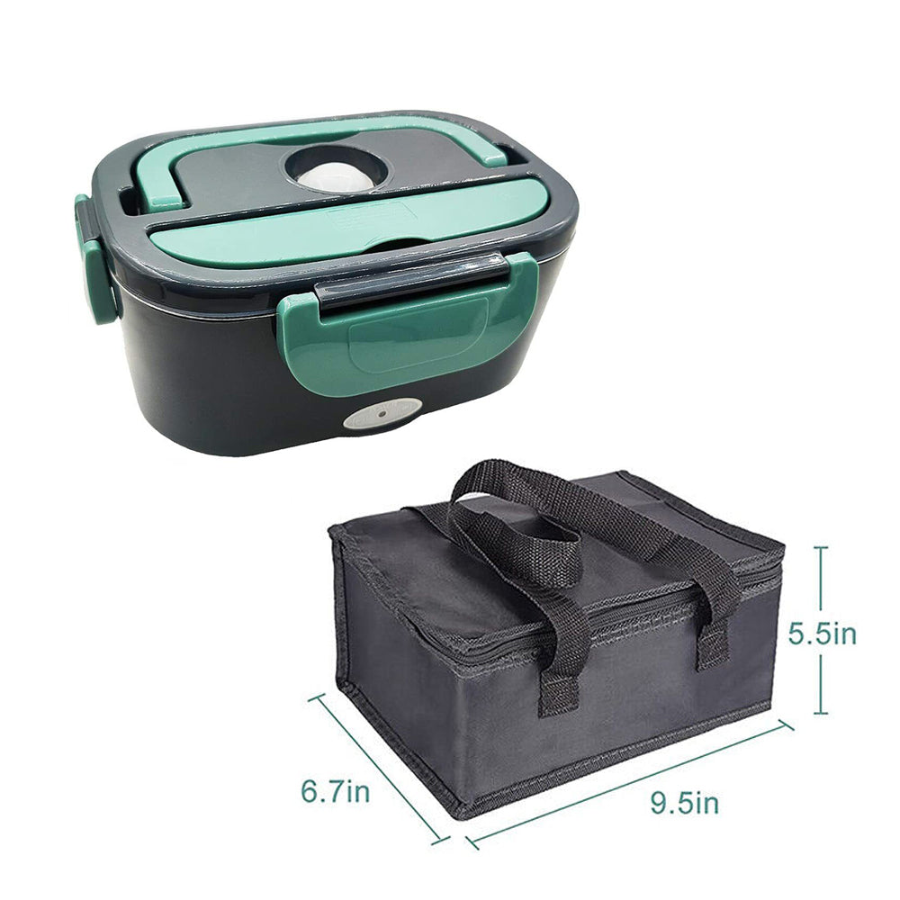 Food Warmers & Chafing Dishes: Electric Lunch Box Food Warmer Portable Leakproof Food Heater Car Home Picnic