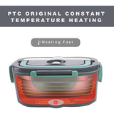 Food Warmers & Chafing Dishes: Electric Lunch Box Food Warmer Portable Leakproof Food Heater Car Home Picnic