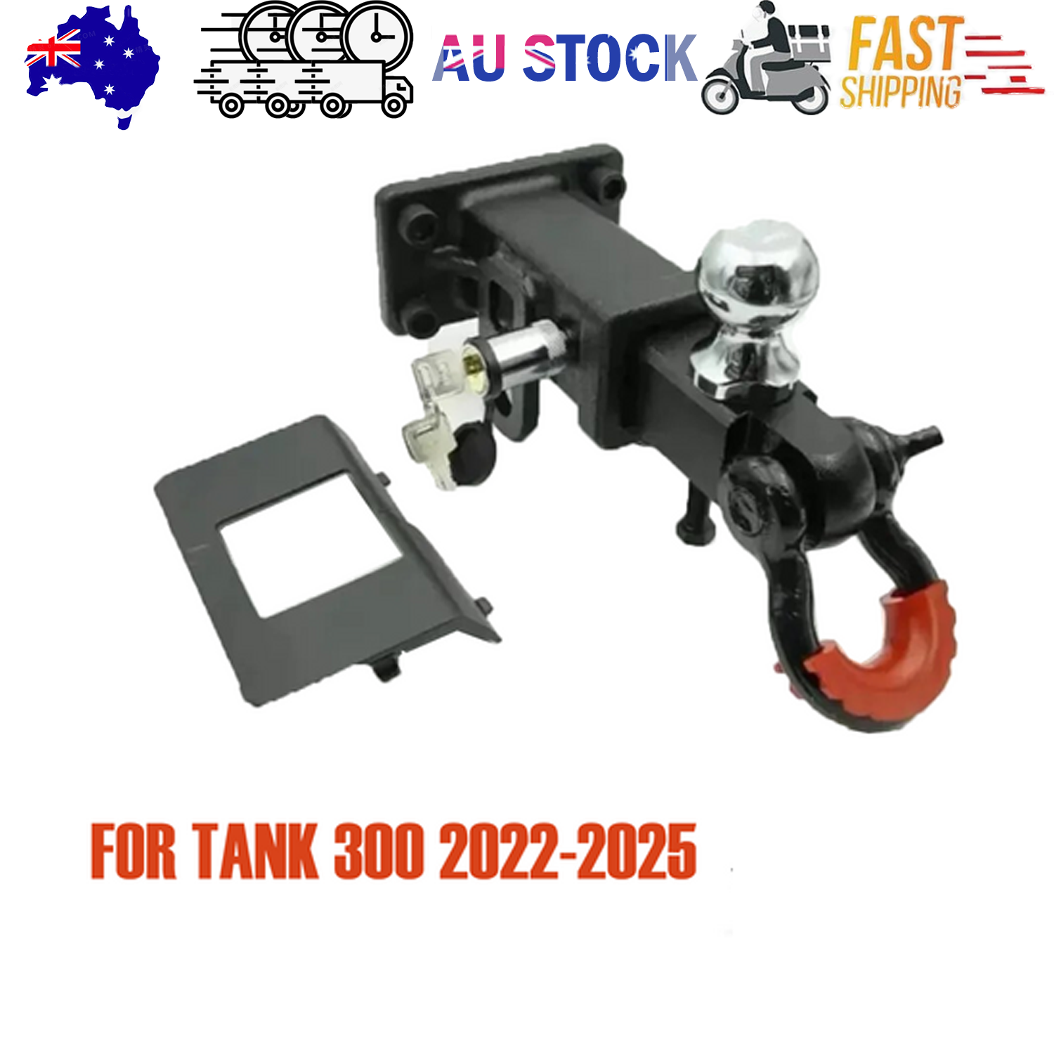 Automotive Parts: TOWBAR KIT SET FOR TANK 300 2022-2025 Hitch Bar Tow Ball Towbar & More! UPGRADED