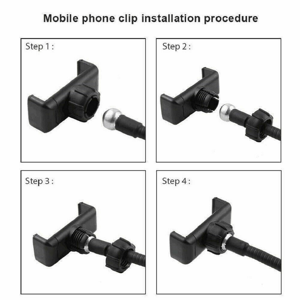 Phone Cases & Screen Protectors: LED Selfie Ring Light with Cell Phone Holder Flexible Stand Live Stream Lamp AU