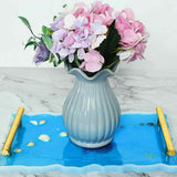 Building Materials: Large Safe Silicone Tray Mould Artist Mold Irregular Coaster Resin Craft Art DIY + 2 Handles