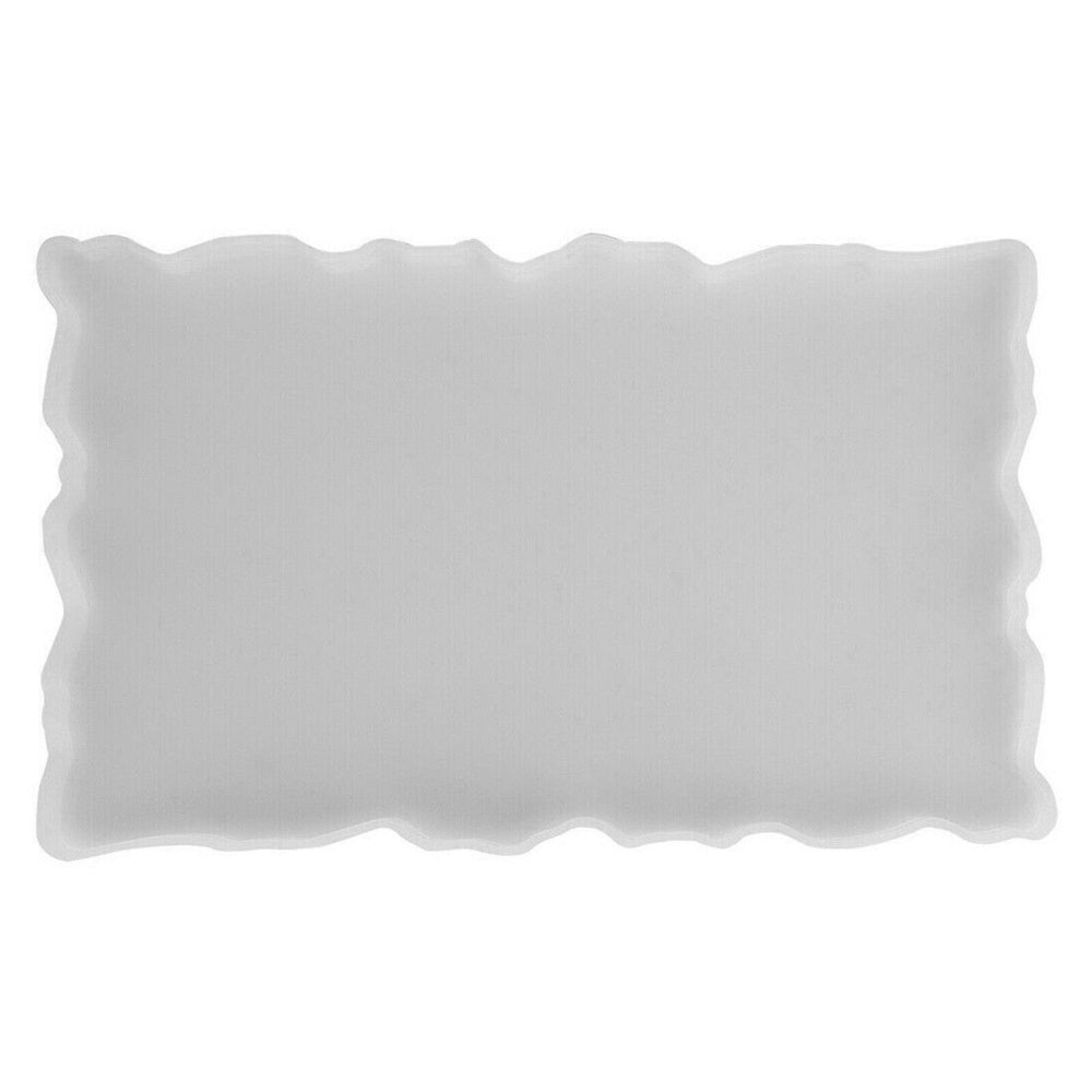 Building Materials: Large Safe Silicone Tray Mould Artist Mold Irregular Coaster Resin Craft Art DIY + 2 Handles