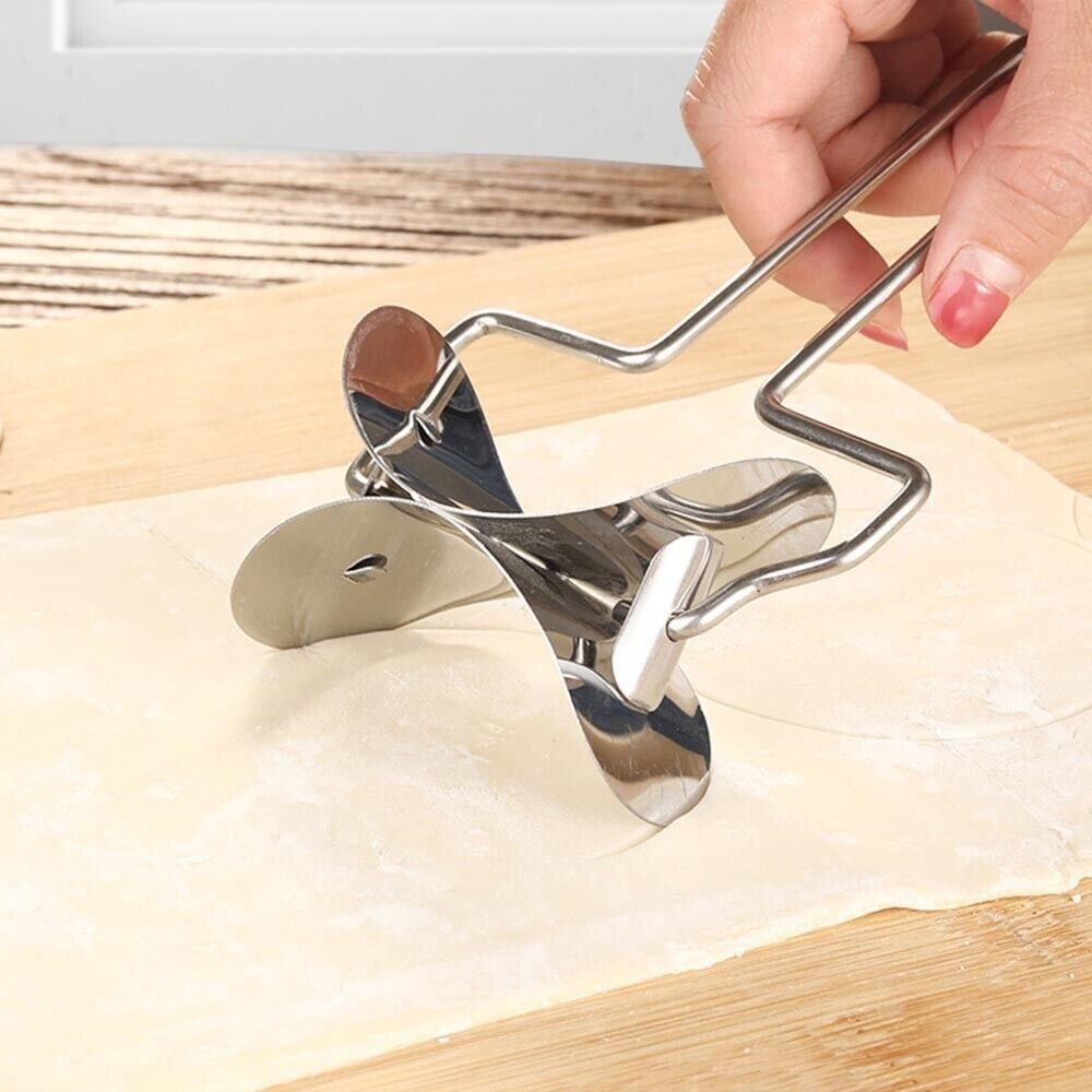 Kitchen Utensils: Dumpling Maker Set Stainless Steel Dough Press Making Mold Mould Tool AU