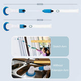 Laundry Cleaning Supplies: Electric Cordless Spin Scrubber Super Power Scrubber Turbo Scrub Clean Brush