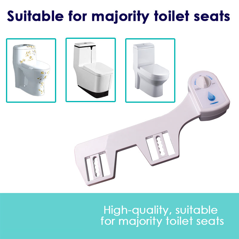 Toilet & Bidet Accessories: Toilet Bidet Seat Hygiene Water Wash Clean Unisex Easy Attachment Dual Nozzles
