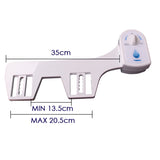 Toilet & Bidet Accessories: Toilet Bidet Seat Hygiene Water Wash Clean Unisex Easy Attachment Dual Nozzles