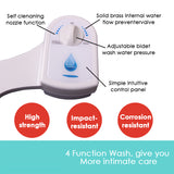 Toilet & Bidet Accessories: Toilet Bidet Seat Hygiene Water Wash Clean Unisex Easy Attachment Dual Nozzles