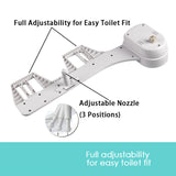 Toilet & Bidet Accessories: Toilet Bidet Seat Hygiene Water Wash Clean Unisex Easy Attachment Dual Nozzles