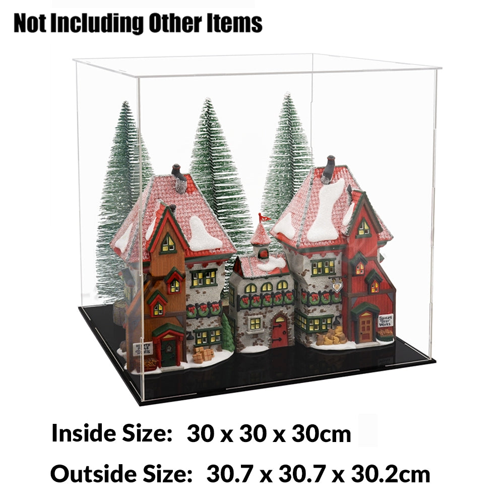 Vases & Table Decor: 30x30x30CM Acrylic Display Case Dustproof Box Action Figure Model Car Collection