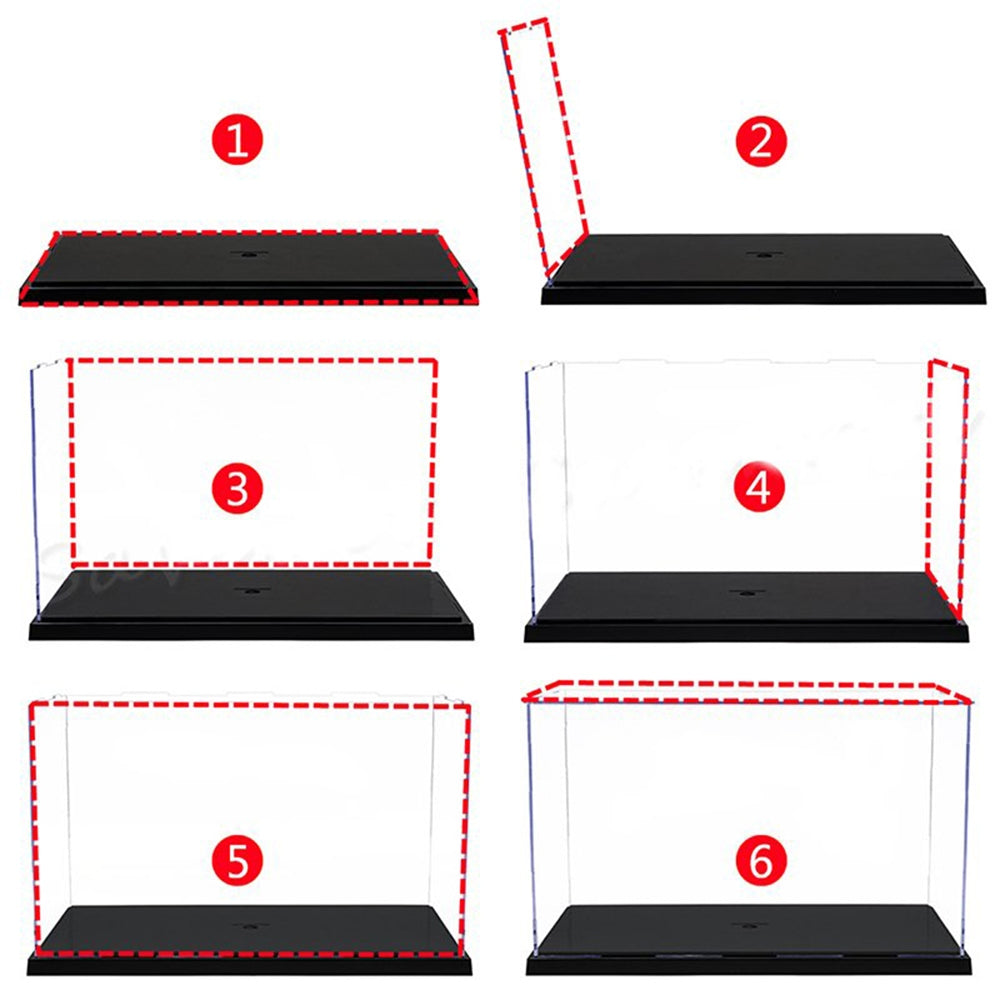 Christmas Decorations: 35x25x20CM Acrylic Display Case Dustproof Car Trucks Vans Model Box Collection Storage