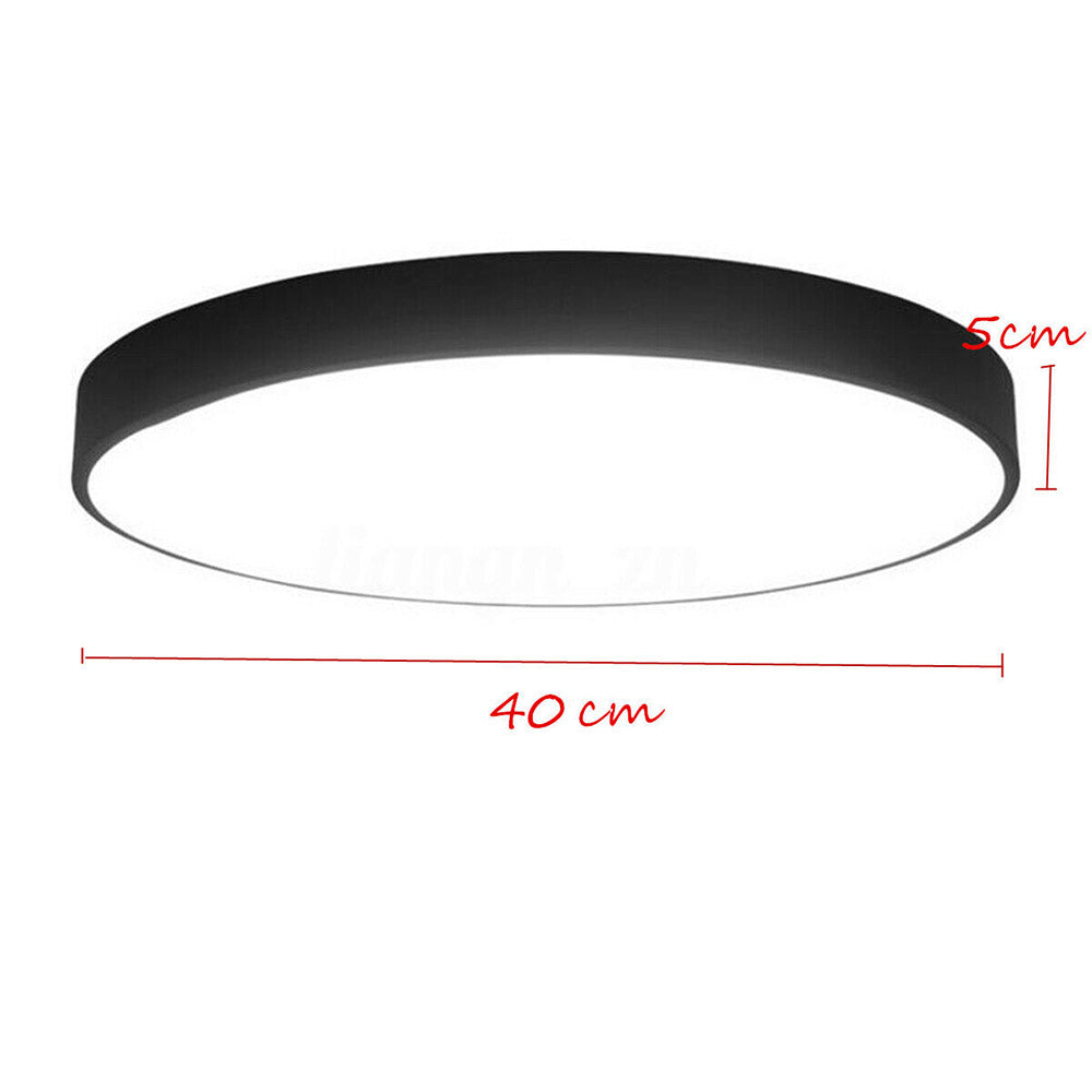 Artificial Flowers & Plants: 40CM LED Ceiling Light Modern Surface Mount Flush Panel Downlight Ultra-thin