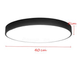 Artificial Flowers & Plants: 40CM LED Ceiling Light Modern Surface Mount Flush Panel Downlight Ultra-thin