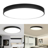 Artificial Flowers & Plants: 40CM LED Ceiling Light Modern Surface Mount Flush Panel Downlight Ultra-thin