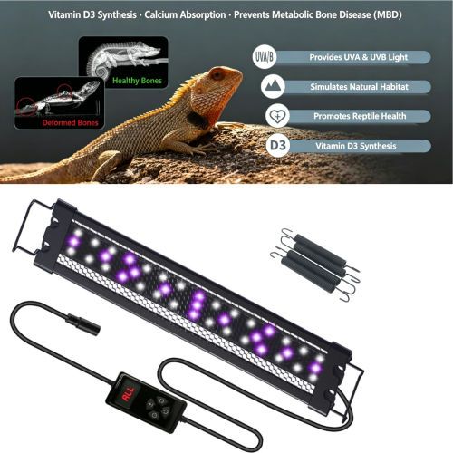 30cm Adjustable Reptile 5.0UVA UVB Lamps LED Light for Reptile Tanks Pet Lighting System