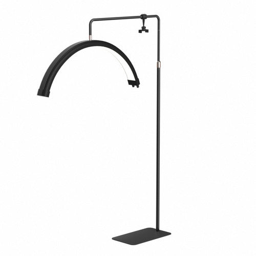 Floor Lamps: Beauty Half Moon Floor Fill Lamp LED Lash Light for Tattoo Salon Eyelash Makeup