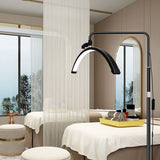 Floor Lamps: Beauty Half Moon Floor Fill Lamp LED Lash Light for Tattoo Salon Eyelash Makeup
