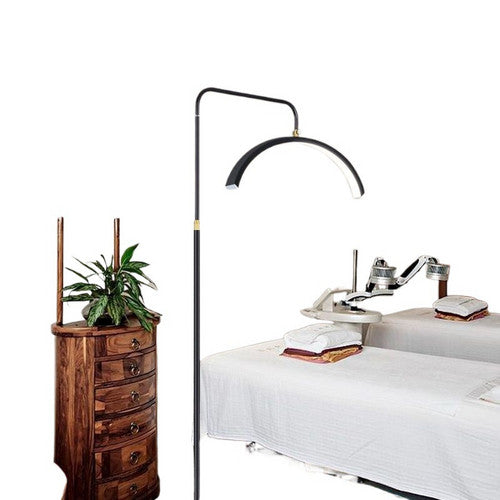 Floor Lamps: Beauty Half Moon Floor Fill Lamp LED Lash Light for Tattoo Salon Eyelash Makeup