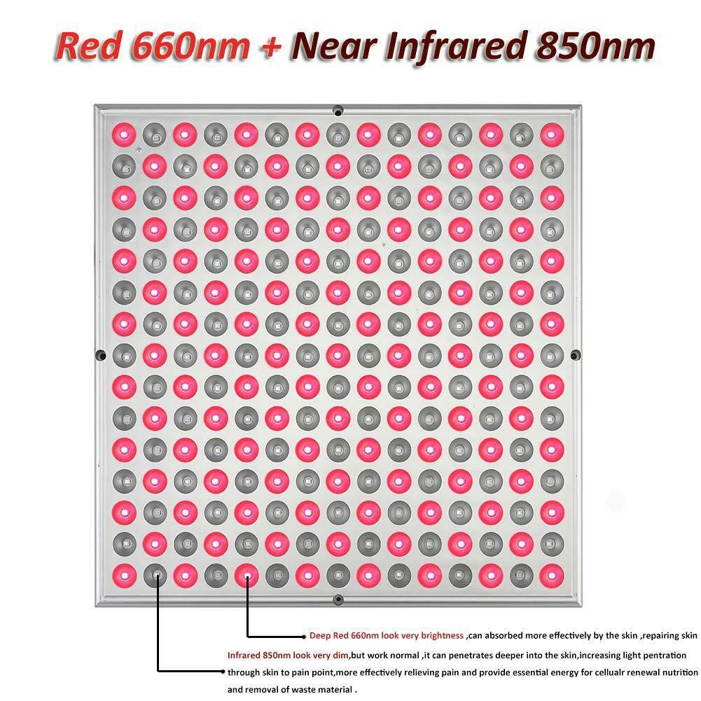 Wellness Accessories: Infrared Light Therapy Lamp 660nm & 850nm LED Red Light Device