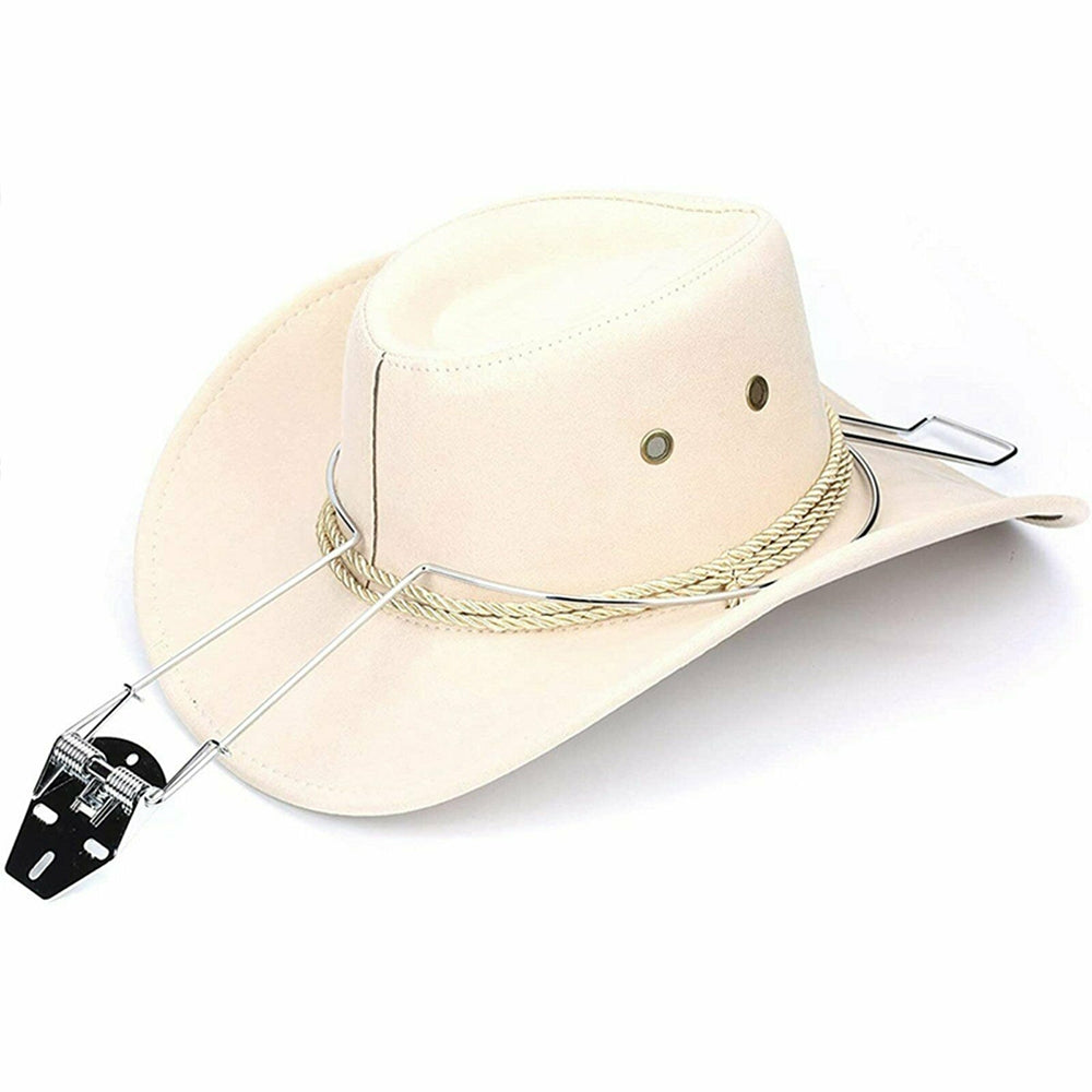 Automotive Decor: Car Hat Holder Saver Spring Steel Hat Load Cover Riding Helmet Cowboy Hat