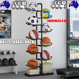 Basketball & Basketball Accessories: Basketball Soccer Storage Rack Sport Ball Organizer Ball Holder Display Stand