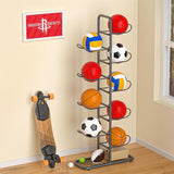 Basketball & Basketball Accessories: Basketball Soccer Storage Rack Sport Ball Organizer Ball Holder Display Stand