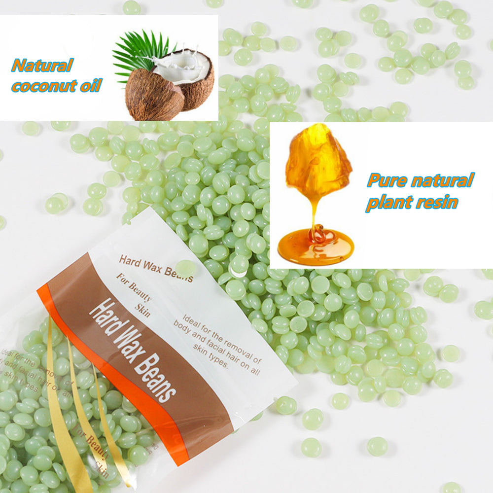 Automotive Decor: 6x100g Hard Wax Beans Remover With 20 Wooden Sticks