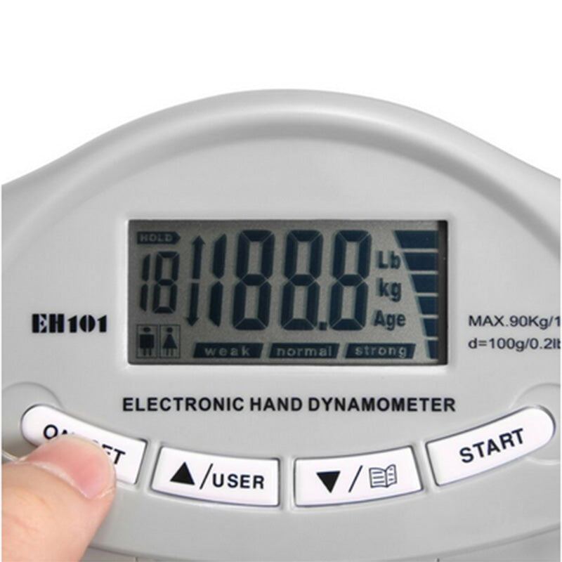 Gym Equipment & Accessories: Digital Dynamometer Hand Grip Strength Muscle Tester Electronic Power Measure