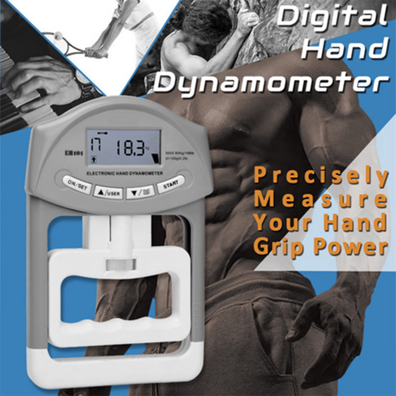 Gym Equipment & Accessories: Digital Dynamometer Hand Grip Strength Muscle Tester Electronic Power Measure