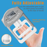 Gym Equipment & Accessories: Digital Dynamometer Hand Grip Strength Muscle Tester Electronic Power Measure