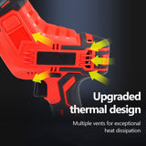 Power Saws: Red Cordless Electric Reciprocating Saw Cutter w+ Blades For Makita Battery