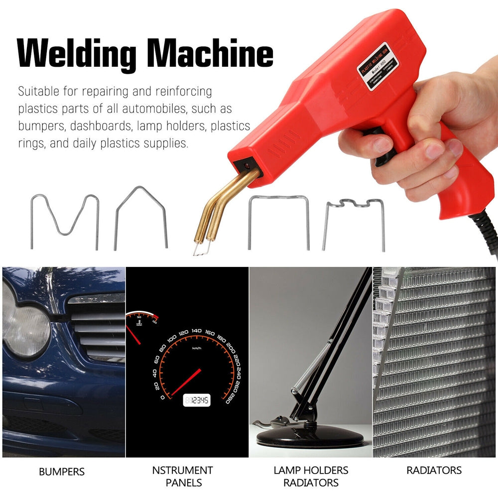 Nailers & Staplers: Handy Plastic Welder Garage Repair Welding Tool Kit Hot Staplers Bumper Machine
