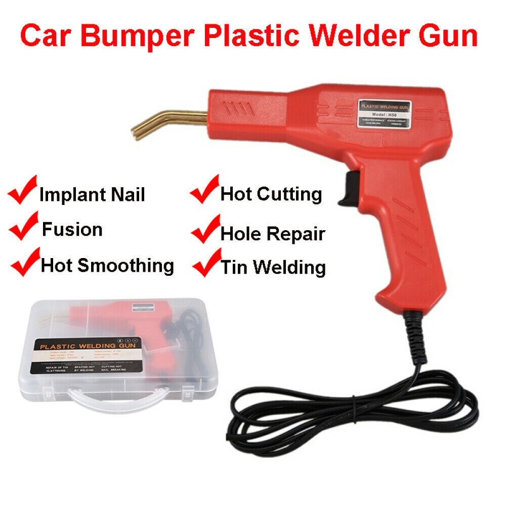Nailers & Staplers: Handy Plastic Welder Garage Repair Welding Tool Kit Hot Staplers Bumper Machine