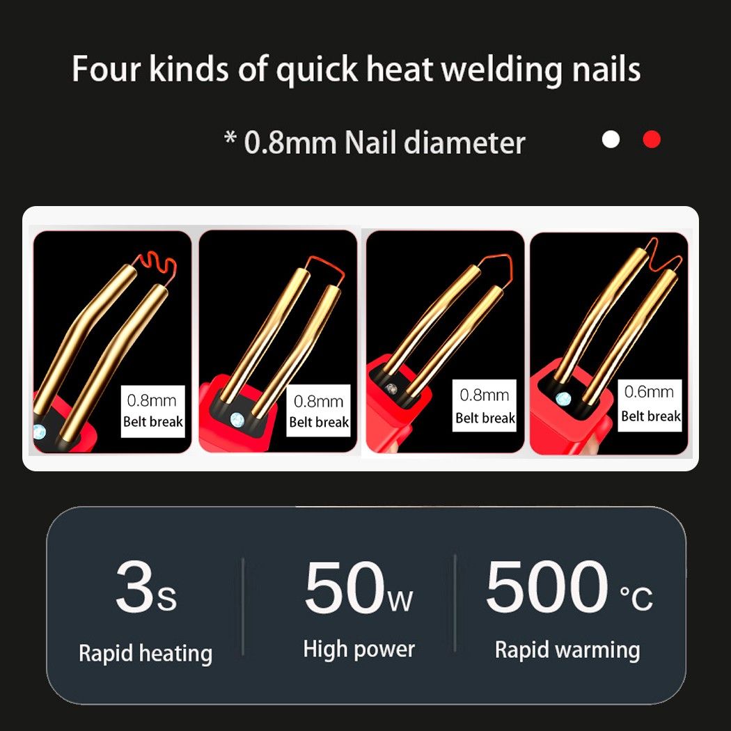 Hand held Welder Weld Repair of Plastic Cracks Hot Stapler Machine Garage Tool