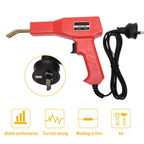 Kitchen & Bathroom DIY: Plastic Welder Garage Tool Hot Staple Staplers Bumper Repair Welding Machine Kit