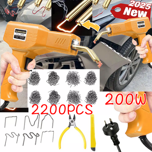 Automotive Repair & Speciality Tools: 200W Plastic Welder Garage Tool Hot Staplers Cracke Bumper Repair Weld Machine
