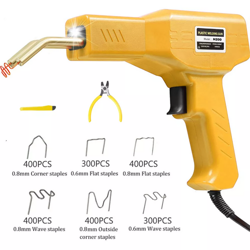 Automotive Repair & Speciality Tools: 200W Plastic Welder Garage Tool Hot Staplers Cracke Bumper Repair Weld Machine