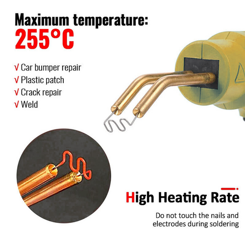 Gardening Tools: Cordless Plastic Welder Hot Stapler Bumper Repair Welding Machine +400 Staples