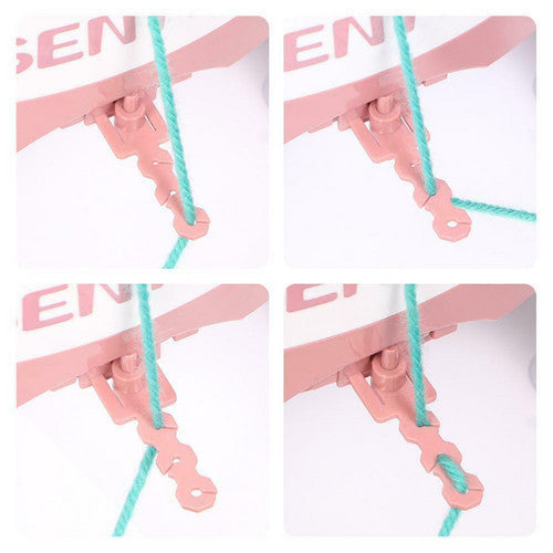 Camp Safety Equipment: 48 Needles DIY Knitting Machine Weaving Swift Yarn Fiber String Ball Wool Winder