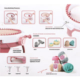 Camp Safety Equipment: 48 Needles DIY Knitting Machine Weaving Swift Yarn Fiber String Ball Wool Winder