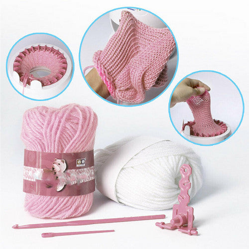 Camp Safety Equipment: 48 Needles DIY Knitting Machine Weaving Swift Yarn Fiber String Ball Wool Winder
