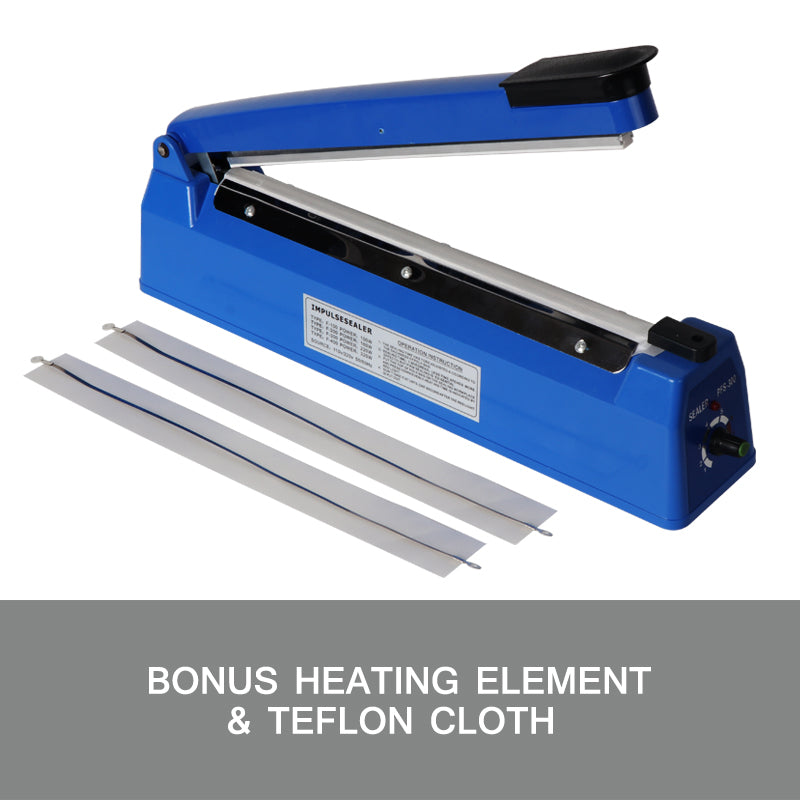 Food Storage: 300mm Impulse Heat Sealer Sealing SAA Machine Electric Plastic Poly Bag