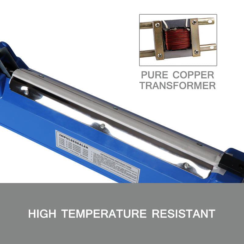 Food Storage: 300mm Impulse Heat Sealer Sealing SAA Machine Electric Plastic Poly Bag